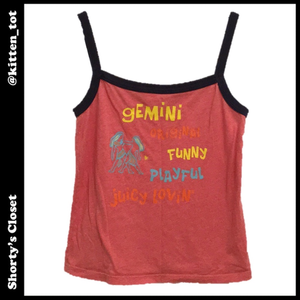 Calling all Geminis! VGUC Juicy zodiac tank top